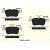 22231 159 05 KD13 ARKA BALATA 'FORD Focus IV (HN,HM,HP) 1.5 Ti-VCT, 1.5 Ti-VCT (2018-)16'' Tekerlek Çapı İçin (2015-)'