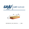 GRT-12113 HAVA FİLTRESİ ( PEUGEOT : 208-301-2008 1.2VTI - CITROEN C ELYSEE 1.2VTI )