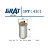 GRT-14301 YAKIT FİLTRESİ ( OPEL: CORSA D 1.3 CDTI )