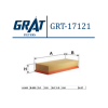 GRT-17121 HAVA FİLTRESİ ( FORD : TRANSIT 2.2TDCI 11- TOURNEO CUSTOM 2.2TDCI 12- )