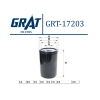 GRT-17203 TRANSİT V347 YAĞ FİLTRESİ ZP3332