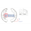 VKBS-FI016  FREN PABUC BALATA ARKA FIAT DOBLO (119,223) 1.3 MJT YAPISTIRMA 228.6X42.3mm 2001-2010