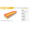 WAF-2061 DACİA DOCCER LOGAN 1.4. 1,6 HAVA FİLTRESİ